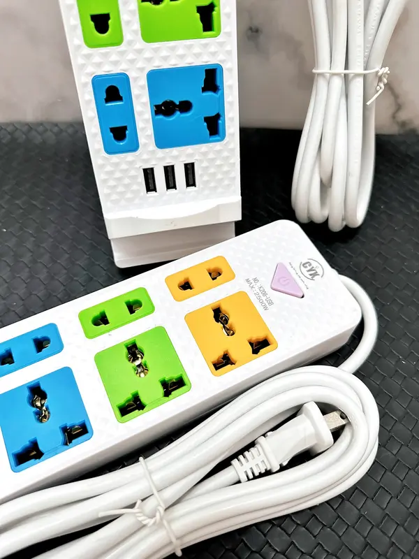 Ổ CẮM ĐIỆN CYX-K208 ĐA NĂNG 3M - THÔNG MINH TÍCH HỢP SẠC USB 5