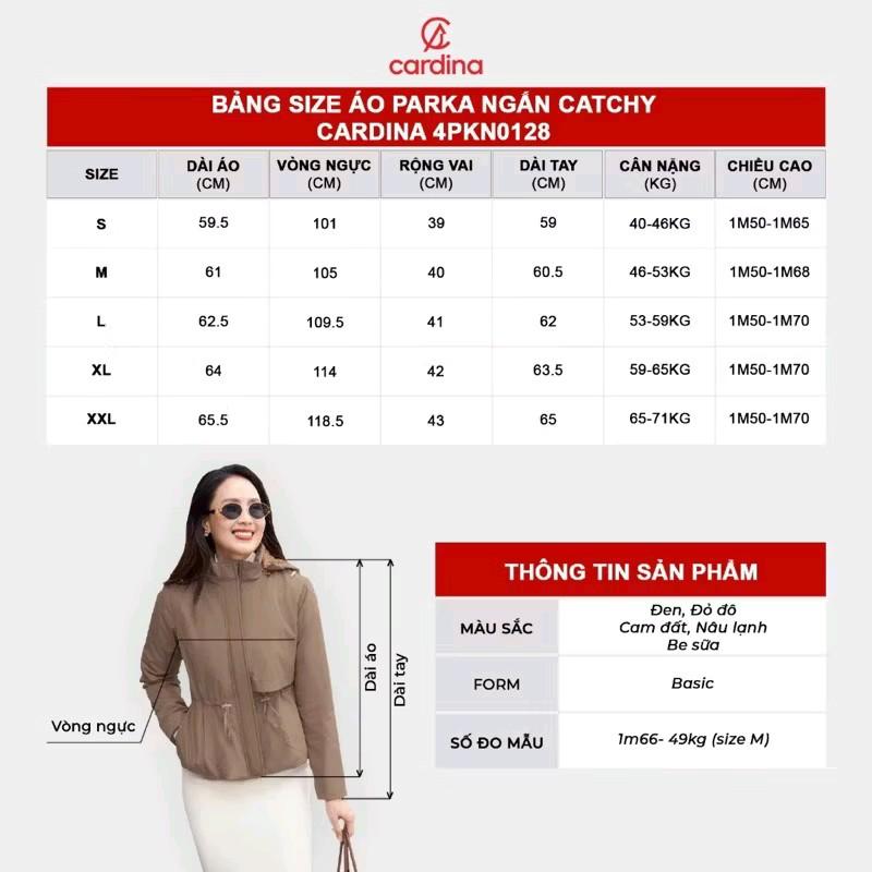 4PKN01 Áo PARKA lông cừu cao cấp CARDINA mã 4PKN01 2