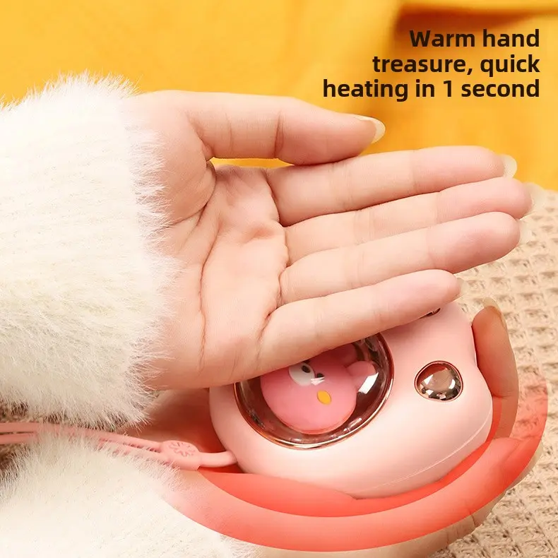 Gift Cat's Paw Hand Warmer Rechargeable 2-in-1 USB Portable Self-heating Warming Mini Hand Warmer charger  magsafe