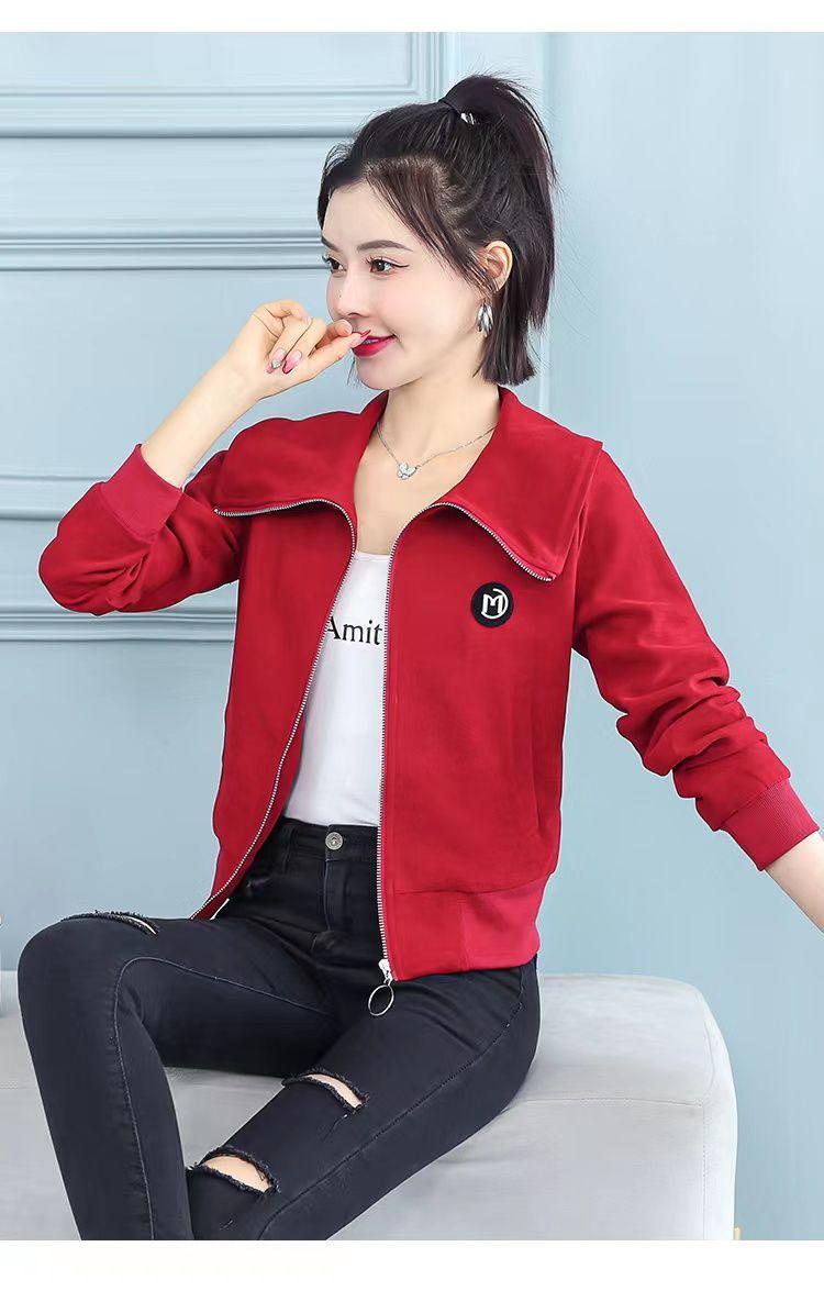 Product Introduction of Áo Khoác Ngắn Lót Lông Cừu / Không Lót Lông Cừu Cho Nữ, Áo Khoác Đồng Phục Bóng Chày Thường Ngày, Phong Cách Chanel Đa Năng Mới, Mùa Xuân Và Mùa Thu 20