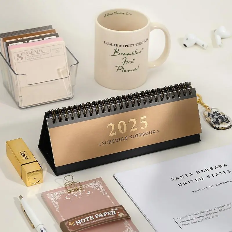 Desktop Calendar, 1 Count 2025 Monthly Desktop Calendar, Office Stationery & Supplies, Desktop Calendar for Home Office School 2