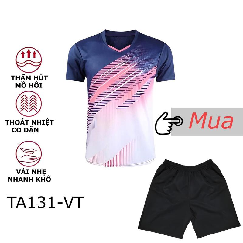 Quần cầu lông Áo cầu lông dùng cho nam nữ Thoáng khí TA131-VT Sport
