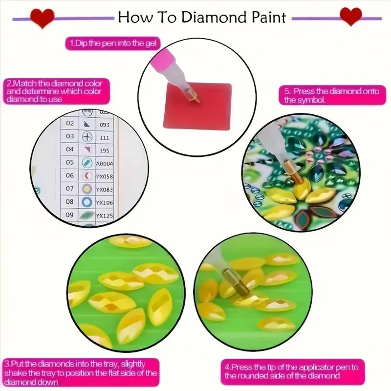 Fox Pattern DIY Diamond Arts Colorful Painting Kit without Frame, 5D Diamond Decor Painting by Numbers Kit, DIY Wall Art Decor 8