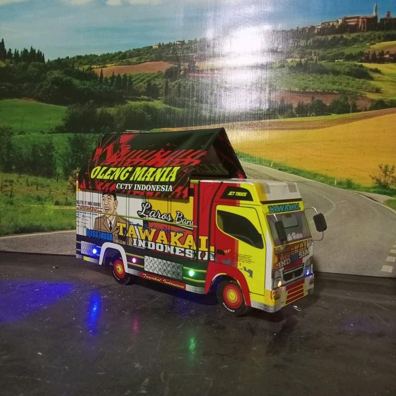 miniatur truk oleng variasi ampu murah viral Mainan Anak truck 4