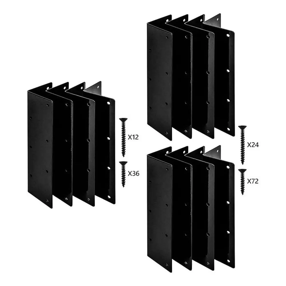 Raised Garden Bed Corner Brackets with Screws for Flower or Vegetable Garden