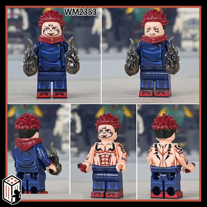 Đồ chơi Lắp Ráp Nhân Vật Jujutsu Kaisen Mô hình Nhân vật anime Chú Thuật Hồi Chiến WM6139 1