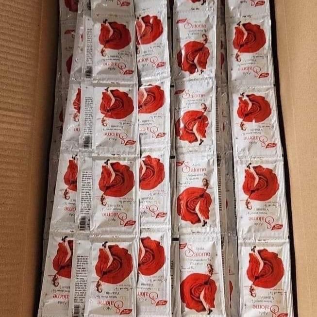  10 dây sữa tắm salome   mỗi dây 12 gói   Women Dưỡng Body Dưỡng Da Body Dưỡng Da 