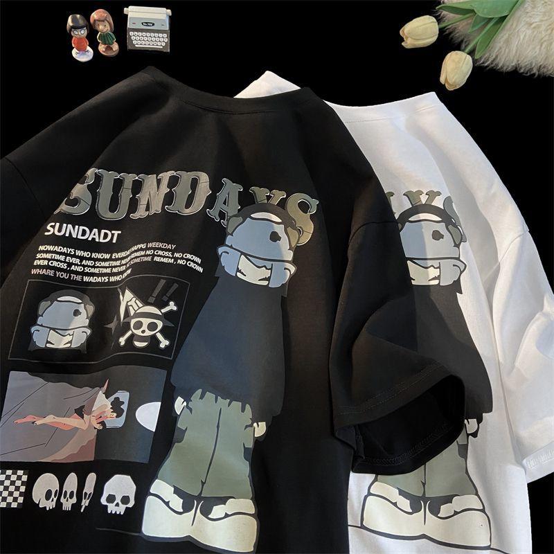 Product Introduction of Hip Hop Style Cotton Unisex Short Sleeve T-shirt 2