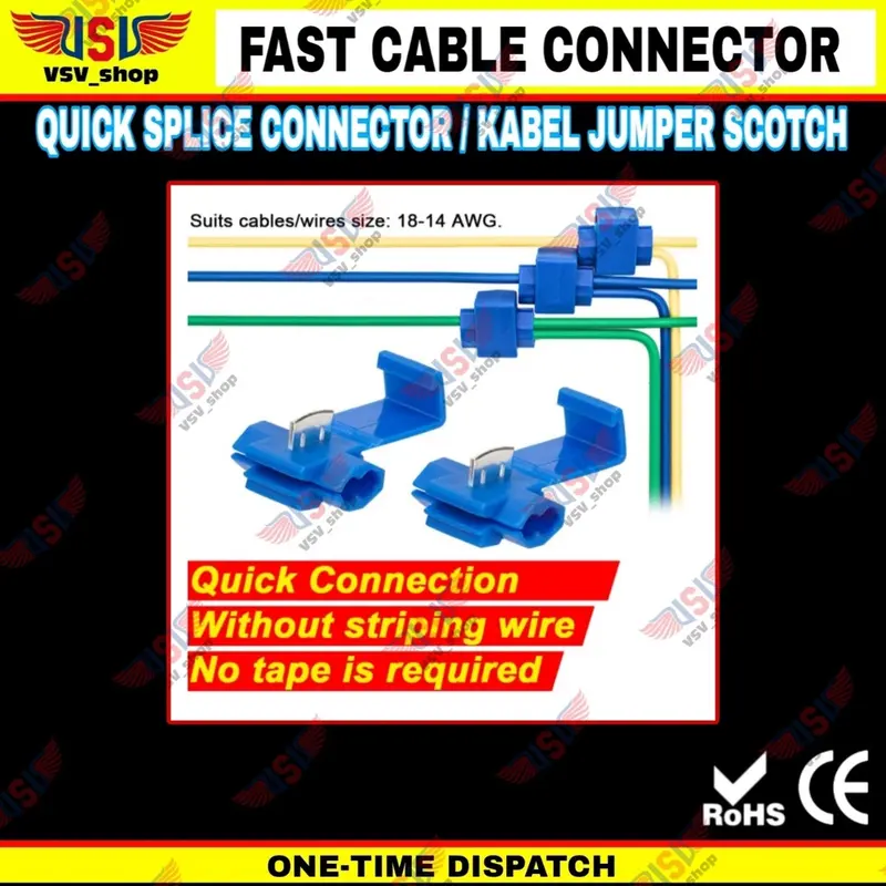 Konektor kabel listrik Jumper Lock Quick Cable Connector Sambungan Kabel 1