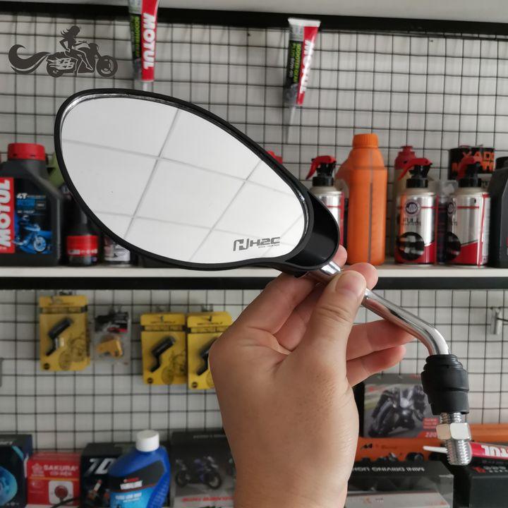 Gương Xe Máy H2C Kiểu YAZ - Kính Chiếu Hậu Xe Máy Chân Inox Phụ Kiện Xe Máy