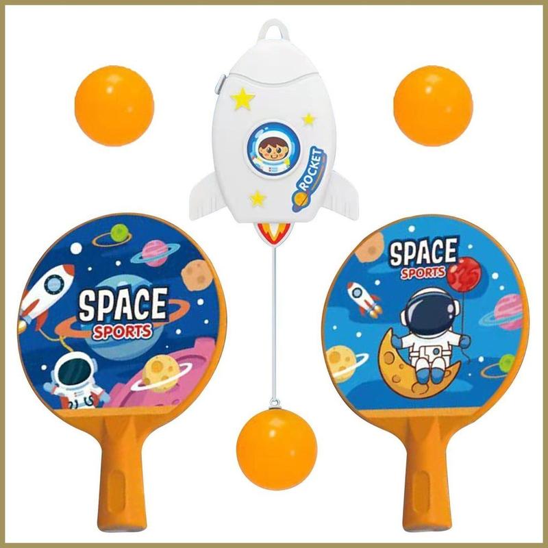 Đồ Chơi Tự Luyện Tập Đánh Bóng Bàn Hình Phi Hành Gia Treo Tường Luyện Phản Xạ Cho Bé