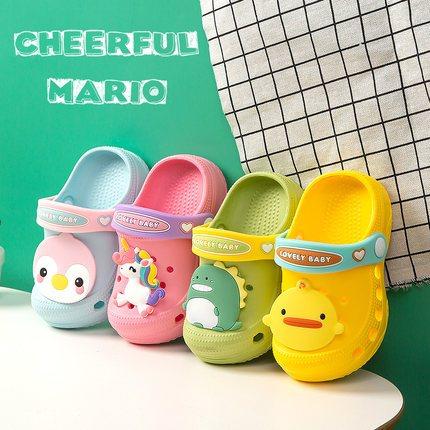 Dép cho bé Cheerful Mario CJ-9966 sục cross cho bé trai bé gái siêu nhẹ chống trơn trượt chính hãng