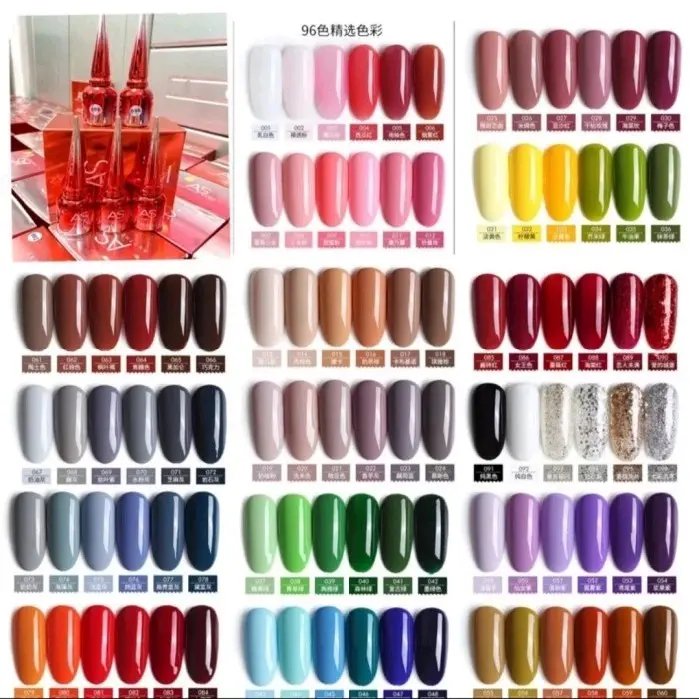 AS Seri 96 Warna Nail Gel Polish 15ml/Kutek Gel