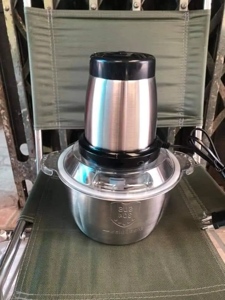 Máy xay cối inox - Xay thịt, tôm, cua, cá... chỉ trong 10s