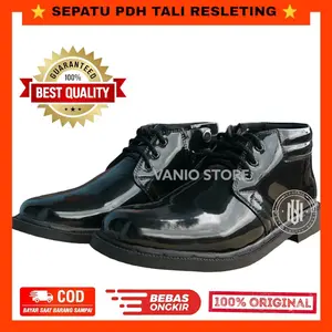 TERLARIS!!! SEPATU PDH SECURITY SEPATU PDH TNI POLRI SEPATU DINAS TALI RESLETING SUPER KILAP