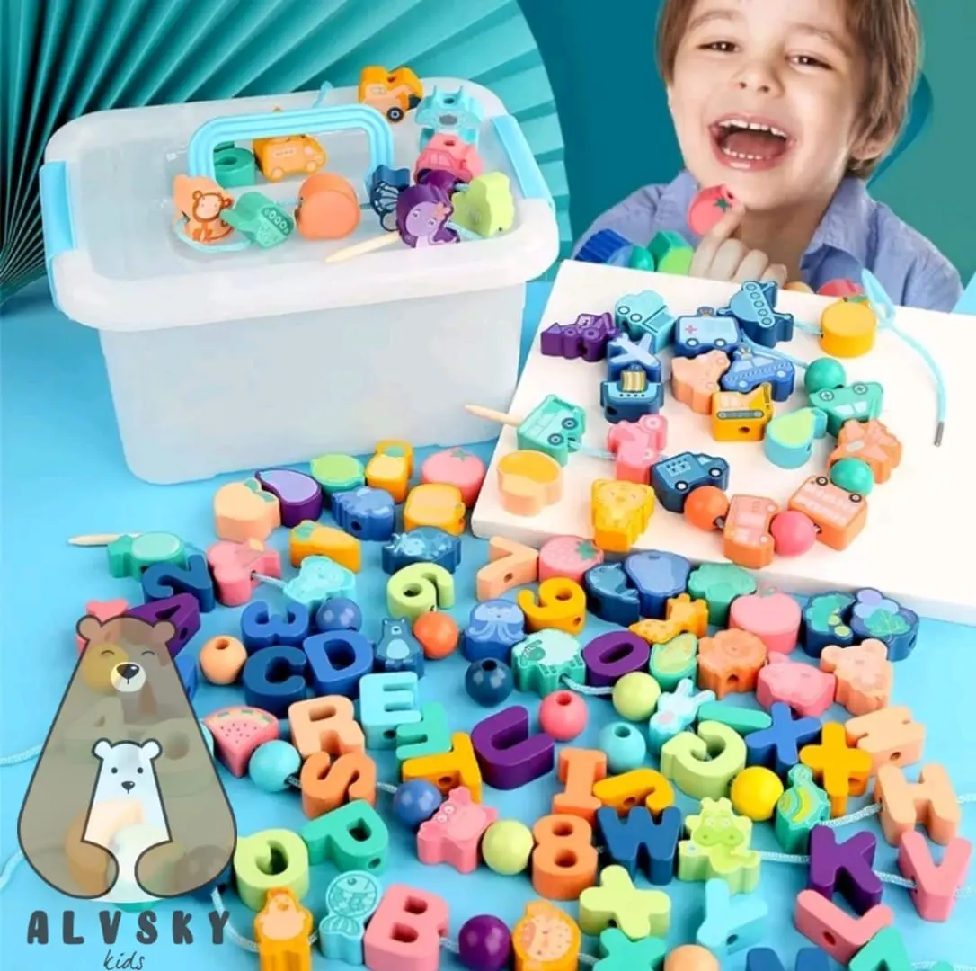 MAINAN MONTESSORI KAYU EDUKASI ANAK MERONCE 3D WOODEN TOYS alat konsentrasi