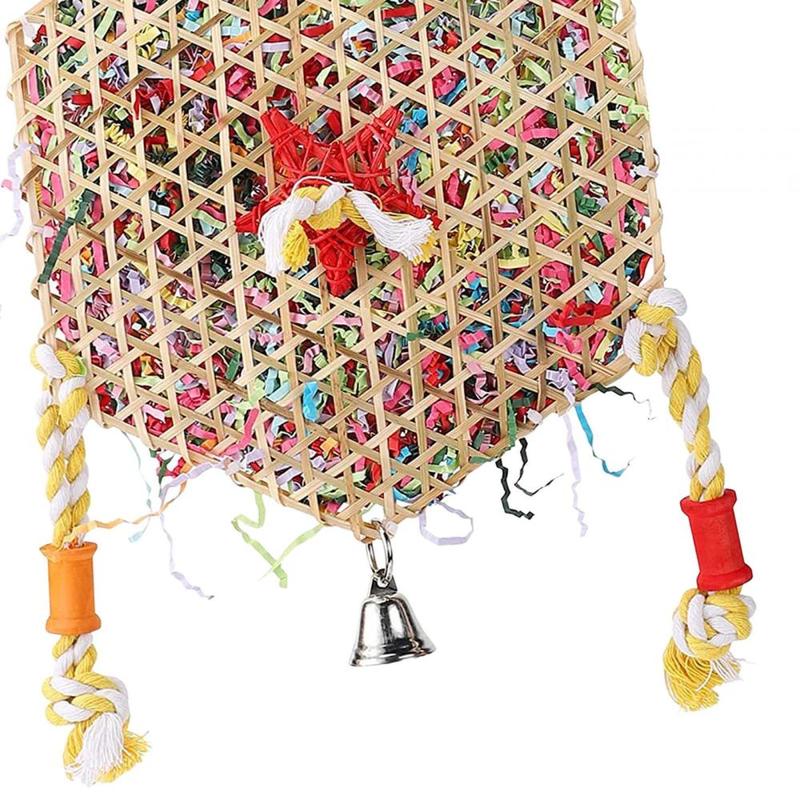 Product Introduction of Bird Chewing Toy Parrot Cage Bite Toys for Parakeets Lovebirds Cockatiels 1