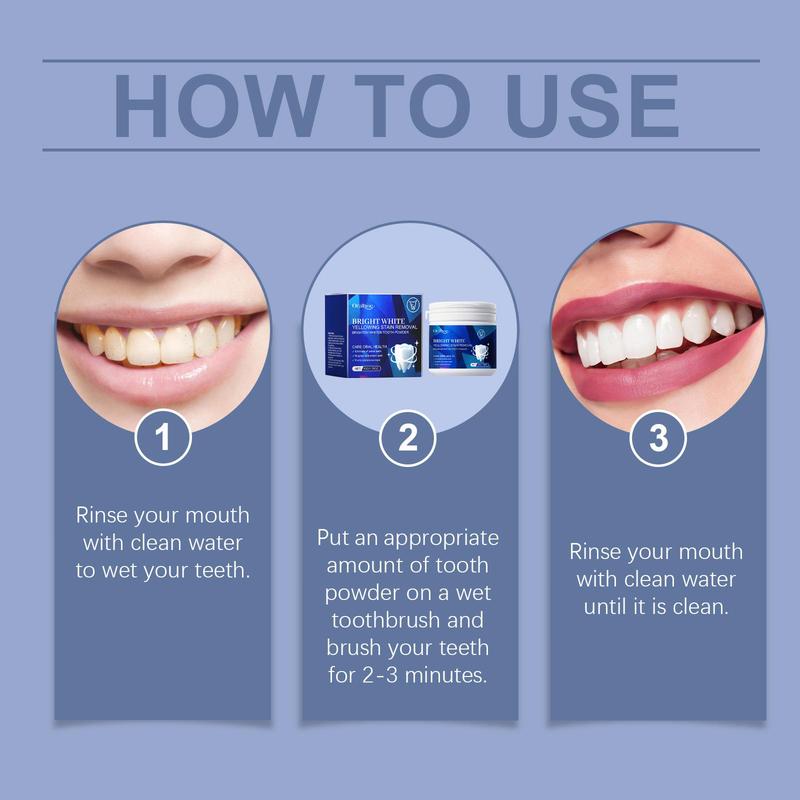 Mint Tooth Powder, Gentle Tooth Cleaning Powder, Oral Care Tooth Powder, Toothpaste for Fresh Breath, Dental Care Product for Women & Men 8