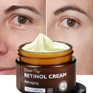 Retinol Eye Cream  Collagen Cream Siang Malam Retinol Cream Anti Aging Perbaikan Retinol Night Cream Anti Penuaan Pemutih, Anti-kerut Dan Anti-penuaan Mengangkat 30g Perawatan Wajah