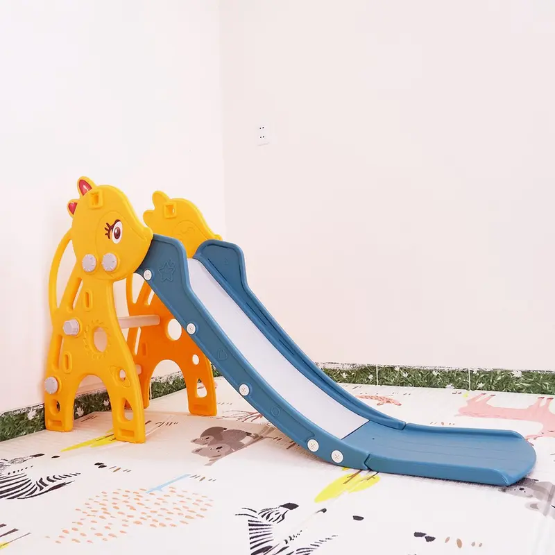 Cầu trượt mẫu ngựa pony, nai cho bé có đèn nhạc (dài 1m50) 7
