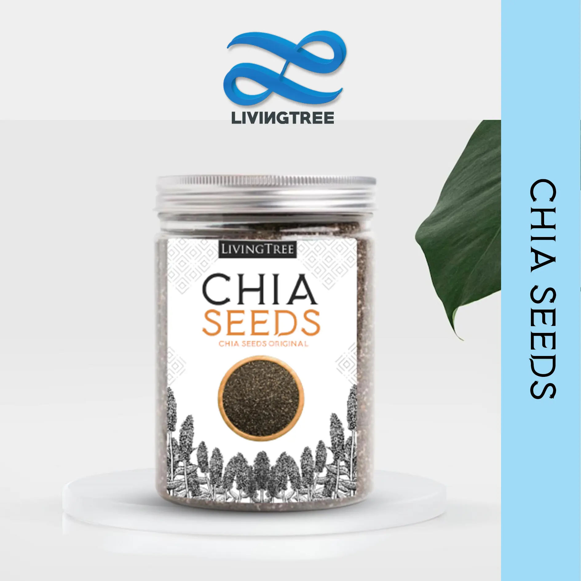 Organic Black Chia Seed 1 Kg Biiji Habbatussauda Hitam Organik