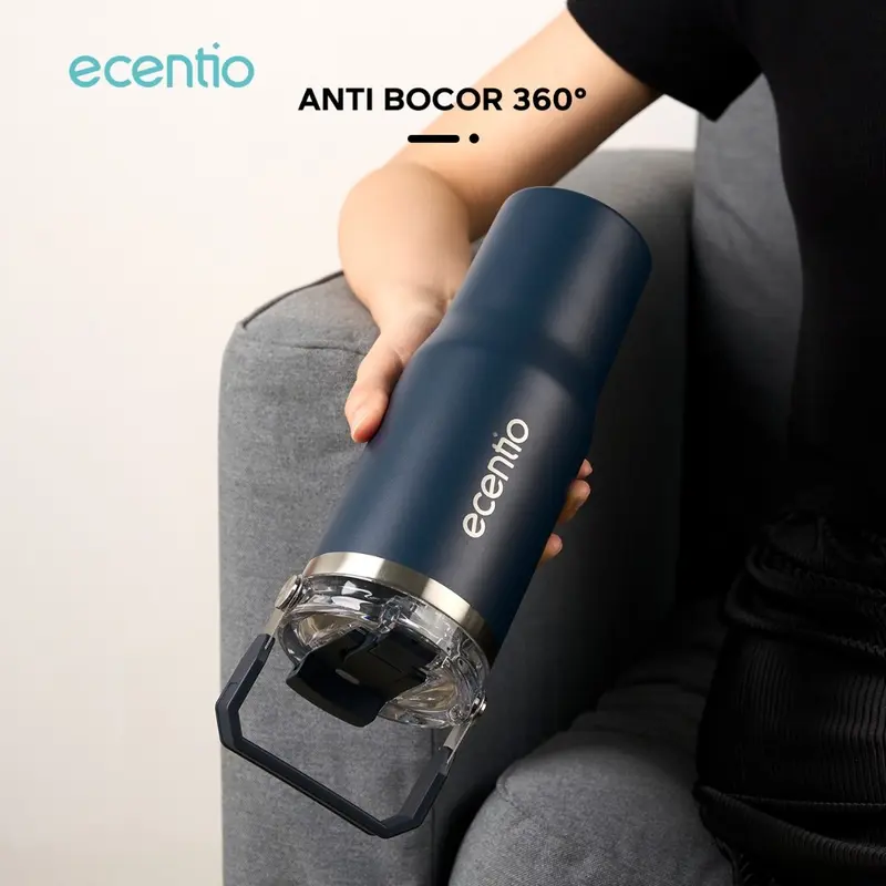 ECENTIO 900ML tumbler minum stainless premium botol minum aesthetic besar ACC4 6