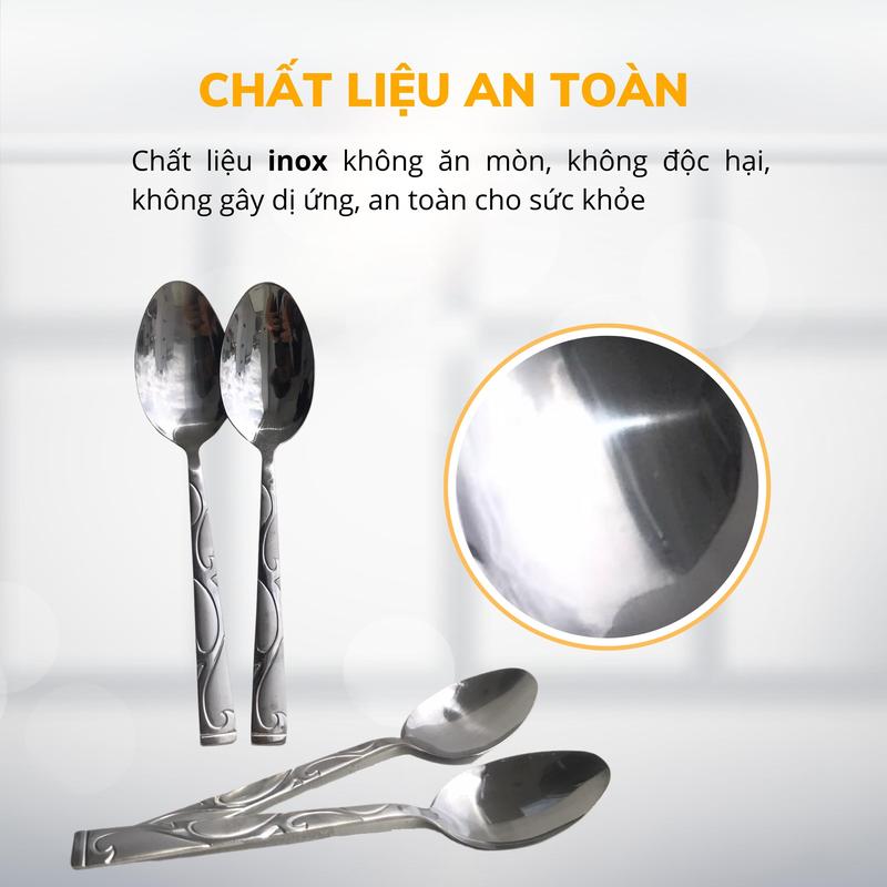 Product Introduction of Combo 4 Bộ Muỗng Đũa Inox Tiện Lợi An Toàn 4