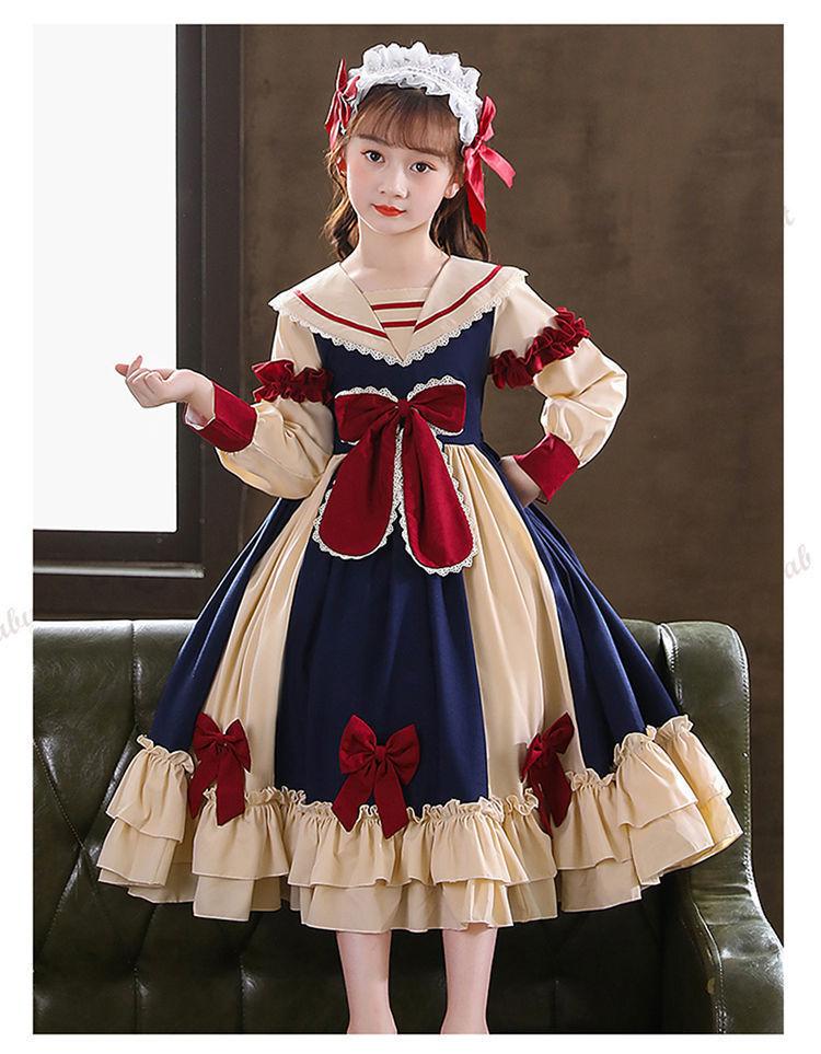 Product Introduction of Váy Công Chúa Lolita, Cho Bé Gái, Hàng Mới Về Năm 2024, Váy Dài Tay, Phong Cách Preppy, Thời Trang, Thích Hợp Cho Mùa Thu Và Mùa Đông, Quần Áo Trẻ Em, Quần Áo Mùa Thu 3