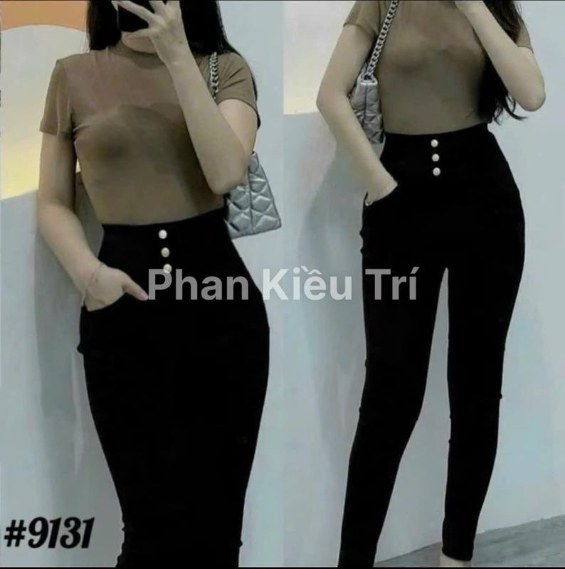 BIGSIZE Quần Legging Umi 3 KHUY Cao Cấp Co Giãn 4 Chiều Bigsize Tôn Dáng - Size 39-79kg - Nữ
