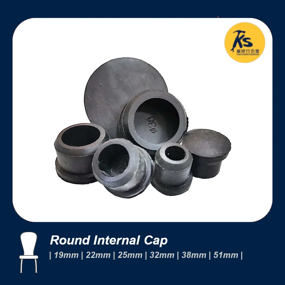 10-Pieces Round Rubber Internal Cap For Chair ( 19mm | 22mm | 25mm ...