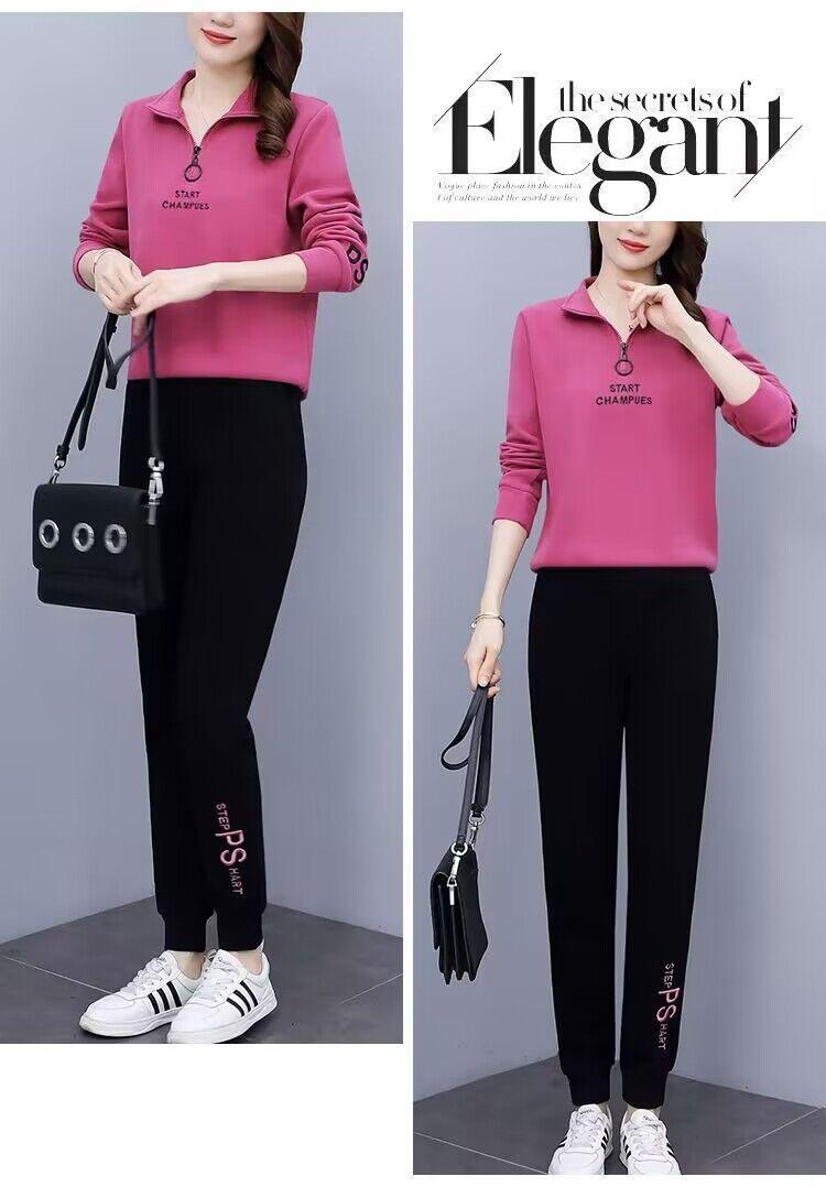 Product Introduction of Bộ Đồ Thể Thao Bộ Hai Món Áo Len Thời Trang Đi Chơi Đầu Xuân Thanh Lịch Trông Trẻ Trung Phong Cách Phương Tây Mới Mùa Xuân Và Mùa Thu 2023 Cho Nữ 16