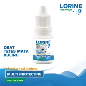 LORINE EYE DROPS 10ml - Obat Tetes Mata Kucing Infeksi & Iritasi