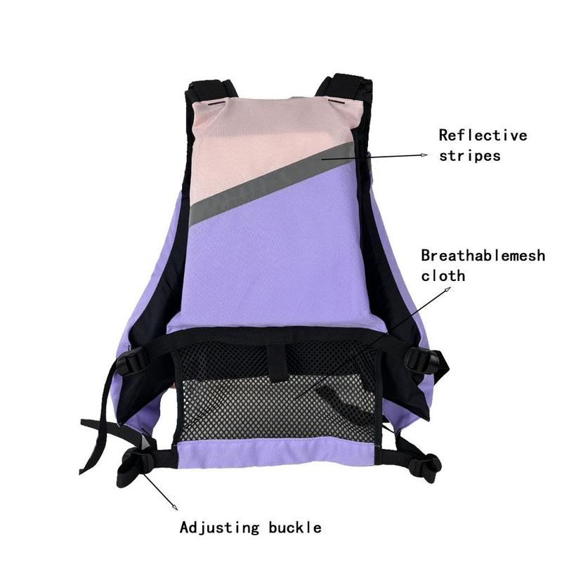 Adjustable Length Life Jacket, 1 Count Water Sports Life Vest, Floating Vest for Kayak Fishing Swimming, Outdoor Sports Accessories 4