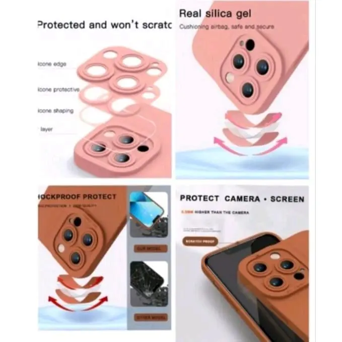 SOFTCASE CASING PRO CEMERA REALM C21/C21Y/C25Y SILIKON MACARON FULL COVER BAGUS LENTUR Protection 6