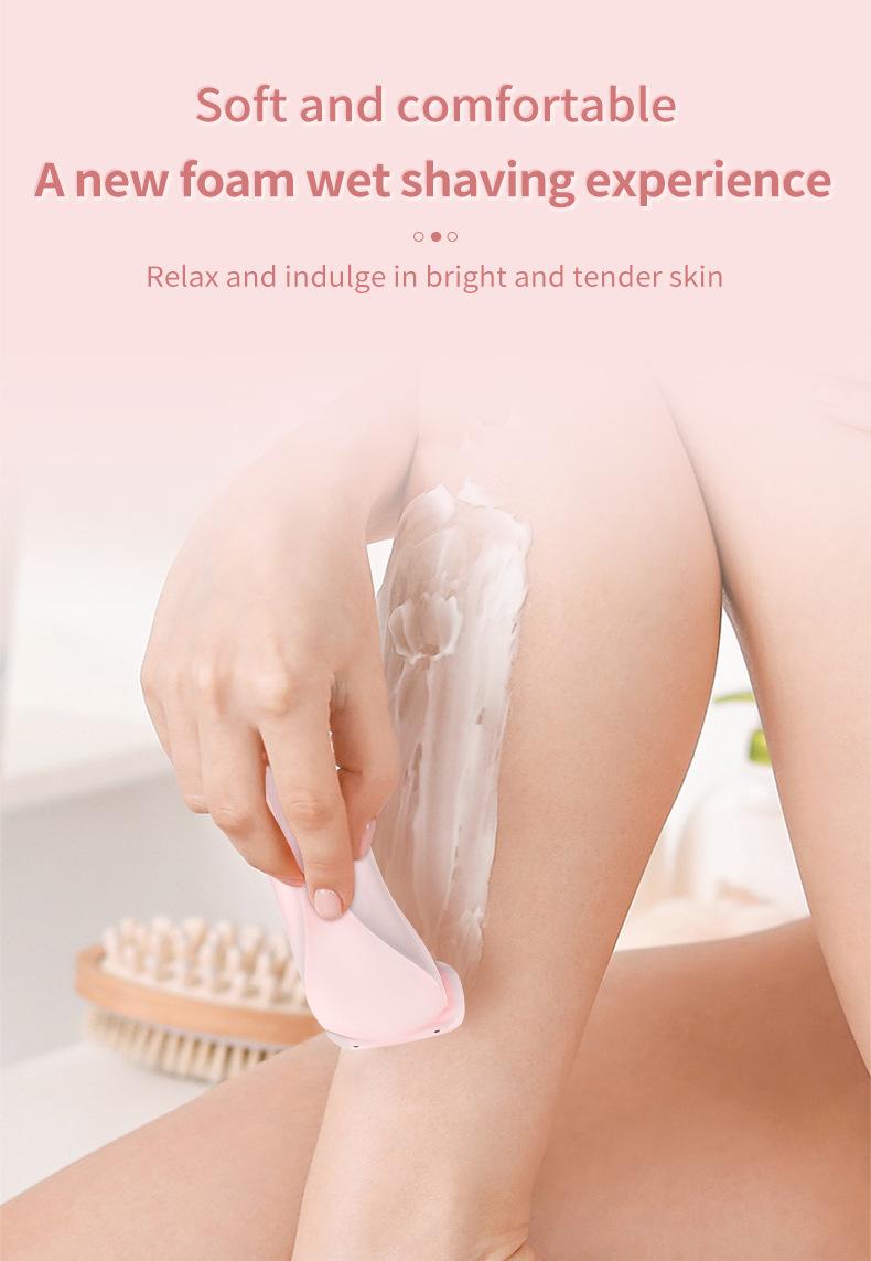 Product Introduction of Ladies Electric Shaving Machine Double Head Female Shaving Knife Female Armpit Hair Private Pubic Hair Household Hair Removal Knife Beard Knife 8