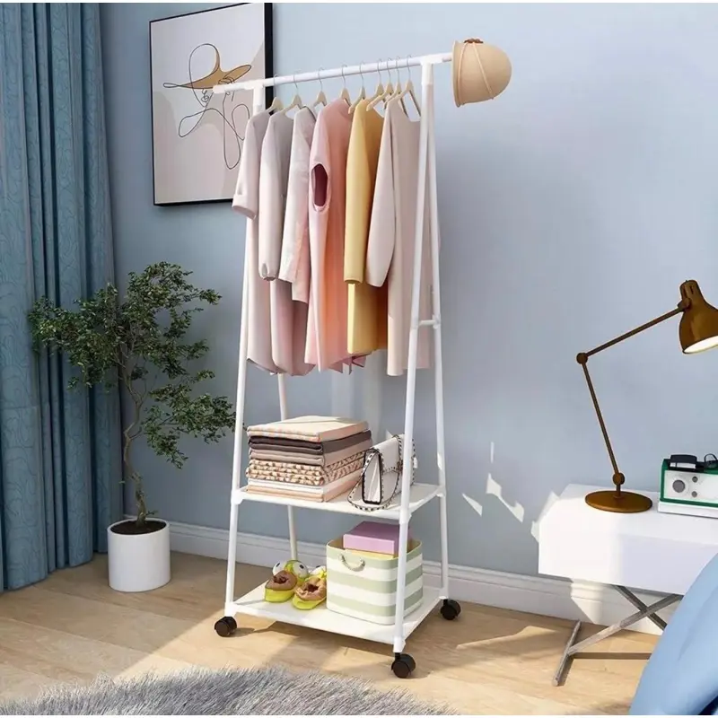 Giá treo quần áo chữ A có bánh xe di chuyển 2