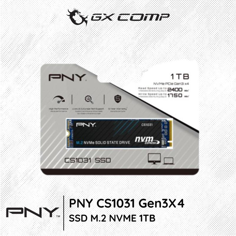 PNY SSD CS1031 1TB M.2 2280 NVMe Gen 3x4 - Shop | Tokopedia