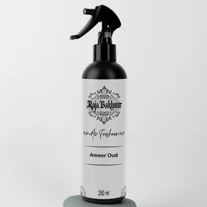 Room And Linen Spray Arabian 250ml Raja Bakhour Pengharum Ruangan Air Freshner Black Oud Lavender Buah Bunga tanpa aerosol anti-perih aroma terapi kamar tidur