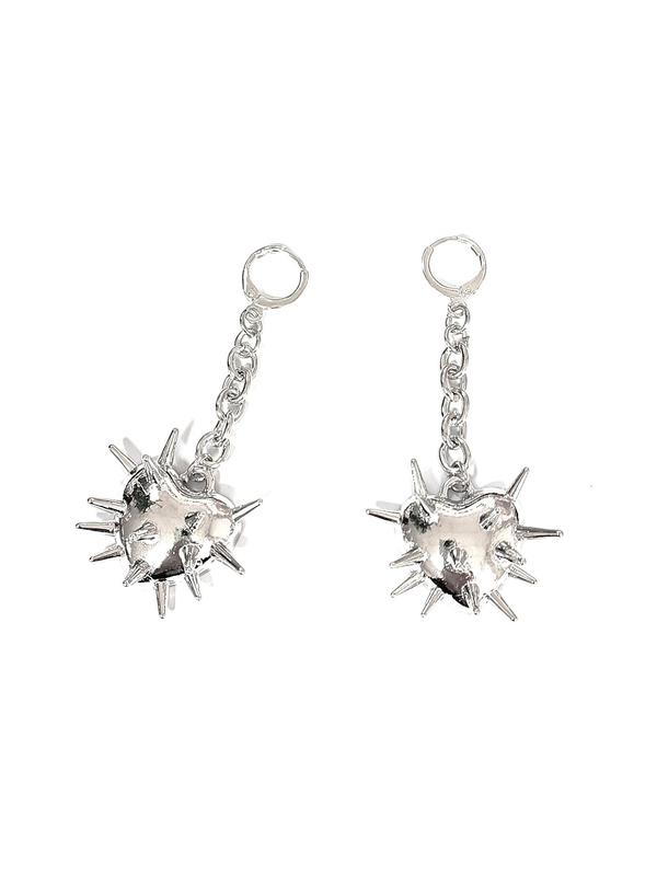 Punk Style Studded Decor Dangle Earrings, Fashionable Jewelry for Women, Trendy All-match & Exquisite Jewelry for Birthday Gift 4