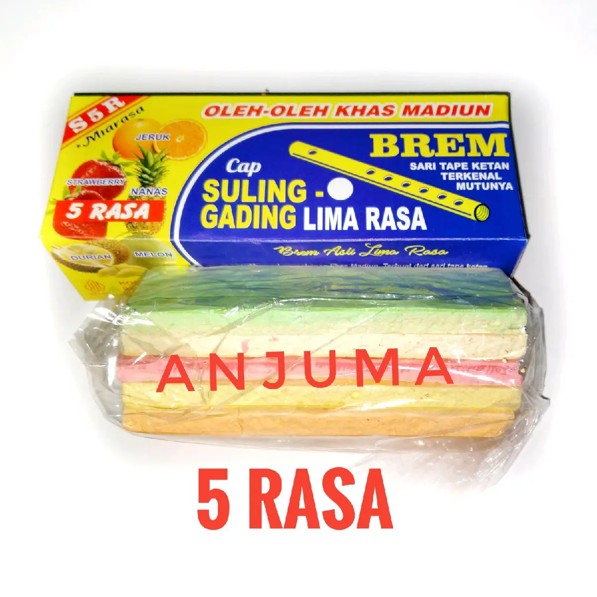 Brem Madiun 5 Rasa Cap Suling Gading Lima Rasa Snacks