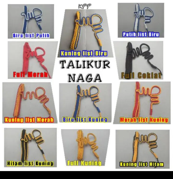 Talikur Naga / Tali Komando Perlengkapan Pramuka