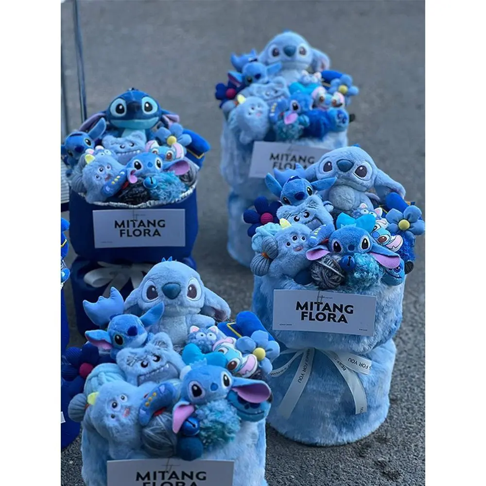 Creative Stitch Doll Bouquet Stitch Cartoon Doll Birthday Cinnamoroll Babycinnamoroll Practical Gift for Girlfriend Girlfriend Gifts