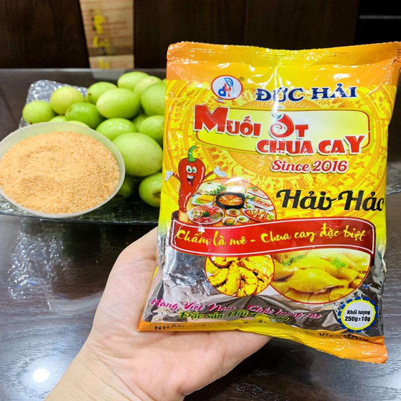 Muối Ớt Chua Cay Đức Hải Gói 250g Đậm Vị Siêu Ngon (Loại Đặc Biệt)