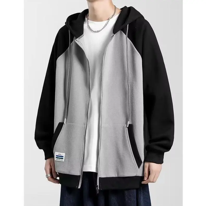 Hoodie Jumbo Bigsize Polos  Jaket Jumper Regelan Fleece Korean Style Wanita Pria Oversize 6XL 5XL 4XL 3XL 2XL XL L M S Sweater Zipper 1