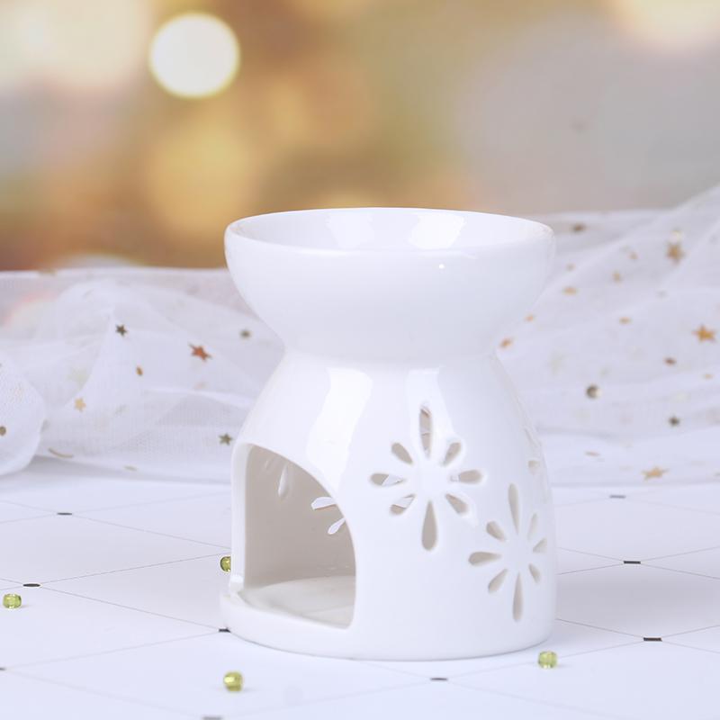 Product Introduction of [TUNI]  Ceramic Essential Oil Lamp Aroma Burner Aromatherapy Candle Fragrance Holder 21