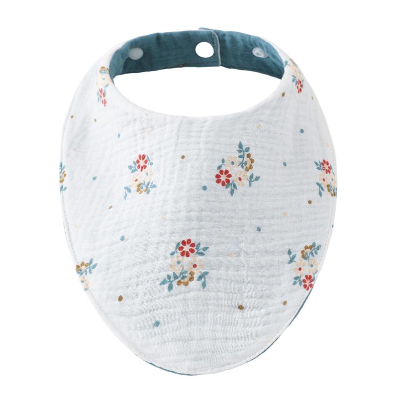 Baby Bib 6 Layer Cotton Saliva Towel Soft and Absorbent Burp Cloth for Drooling and Teething Infants 0 to 2 Years 5