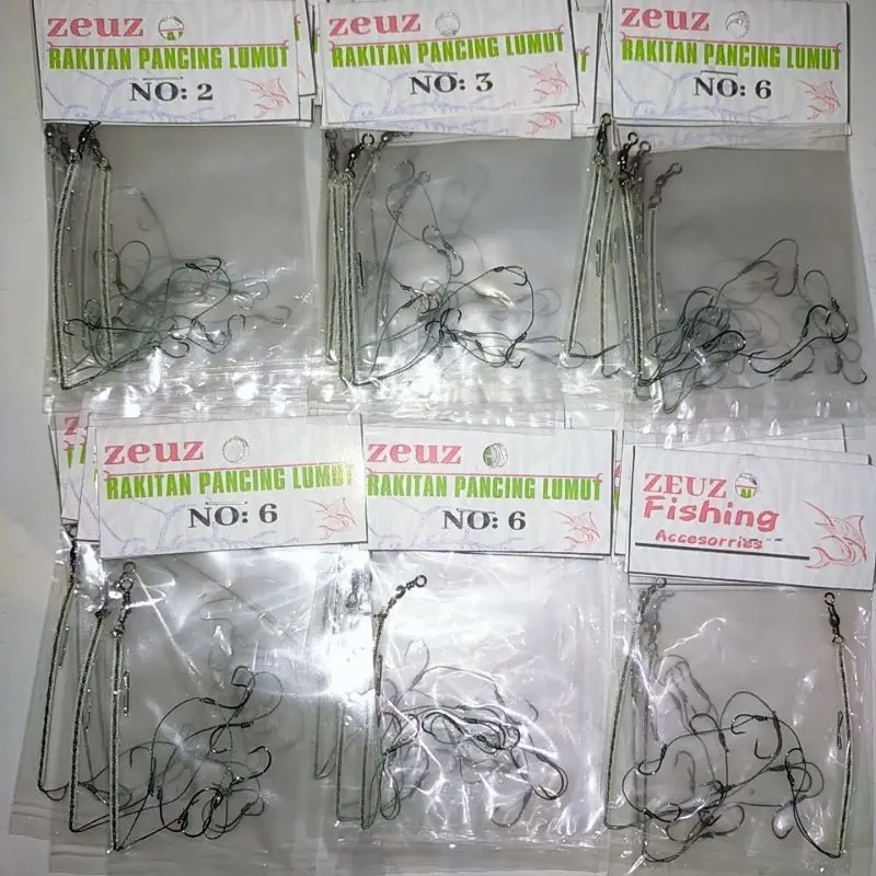 Kail Pancing Rangkaian Lumut Zeuz KUAT uk.1,2,3,4,5,6,7&8(Menggunakan senar PE)