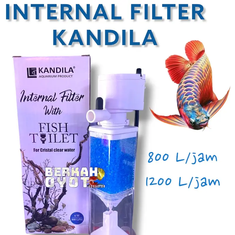 KANDILA INTERNAL FILTER FISH TOILET Internal filter Aquarium 0