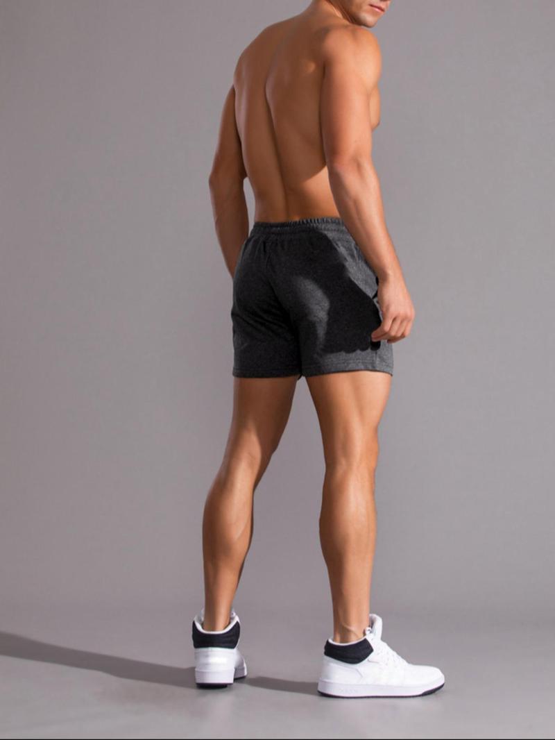 Product Introduction of Men's Letter & Figure Print Drawstring Waist Shorts, Regular Fit Casual Pocket Design Shorts for Summer, Men's Bottoms for Daily Wear 3