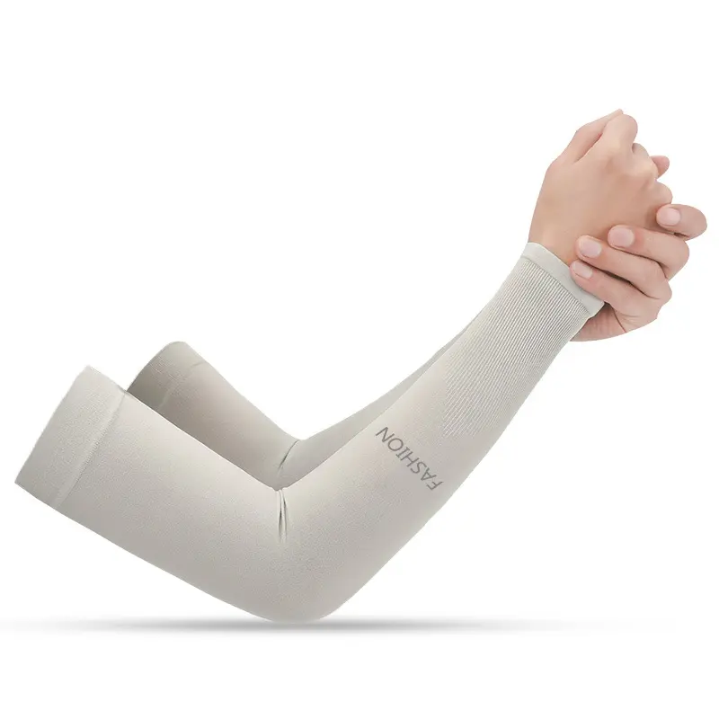Tay Áo Che Cánh Tay, Mùa Hè, Chất Liệu Lụa Lạnh Dài Tay, Chống Nắng, Thích Hợp Cho Nam Và Nữ, Còng Tay, Tay Áo Cánh Tay Đạp Xe Chống Tia UV, Kiểu Hở Ngón Hàng Mới Về Phụ Kiện Sport 8